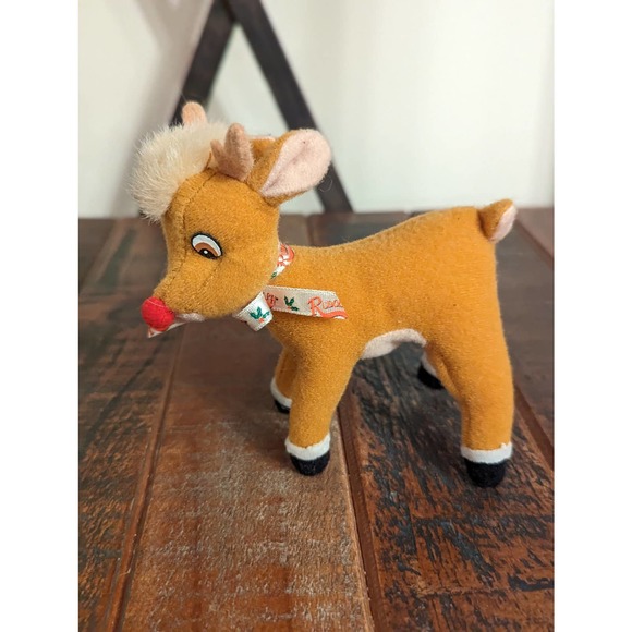 Rudolph The Red Nosed Reindeer Plush- Christmas Decor - Picture 3 of 7